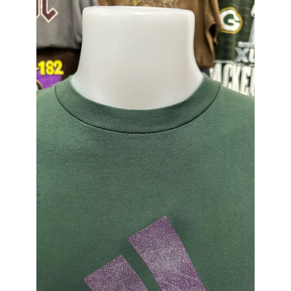 เสื้อยืดวินเทจสีเขียวลายแบรนด์ Adi.das 90’s - Image 5