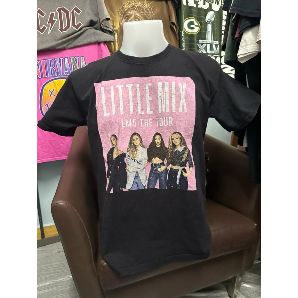 เสื้อยืดวินเทจสีดำลายวง Little Mix (ไซส์L) - Image 6