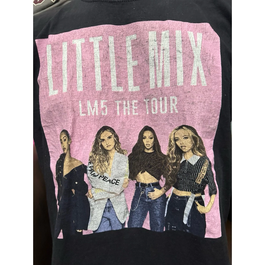 เสื้อยืดวินเทจสีดำลายวง Little Mix (ไซส์L) - Image 4